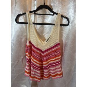Absolutely Famous Crochet XL tank top